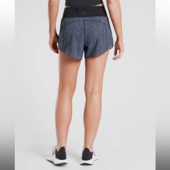 Athleta Women’s S Run With It Shorts 3.5” Black Speckle Print Lined Athletic‎ - Picture 8 of 8